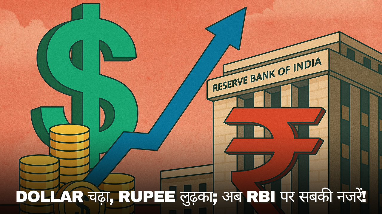 Dollar चढ़ा, Rupee लुढ़का; अब RBI पर सबकी नजरें! 